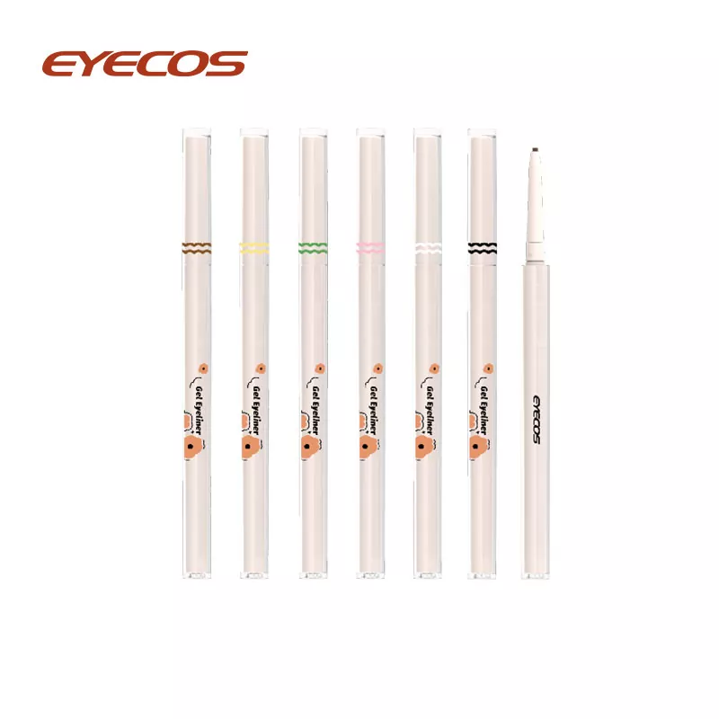 Automatisk Smooth Color Eyeliner Penna (lutad spets)